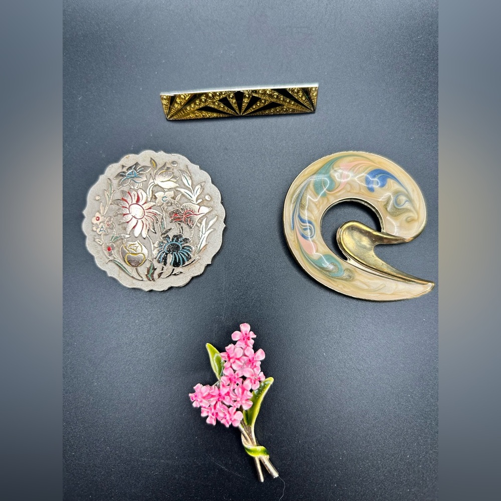 Bundle of 16 Vintage brooches - Picture 6 of 7